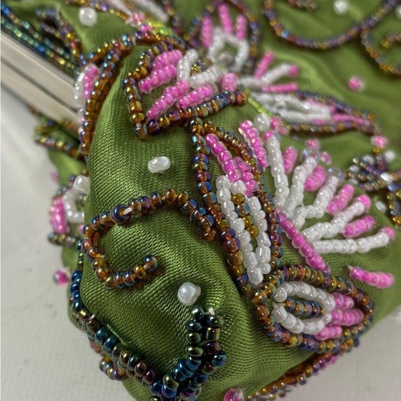 Vintage 1990 Era Fashion Express Beaded Going Out Purse - Picture 4 of 8